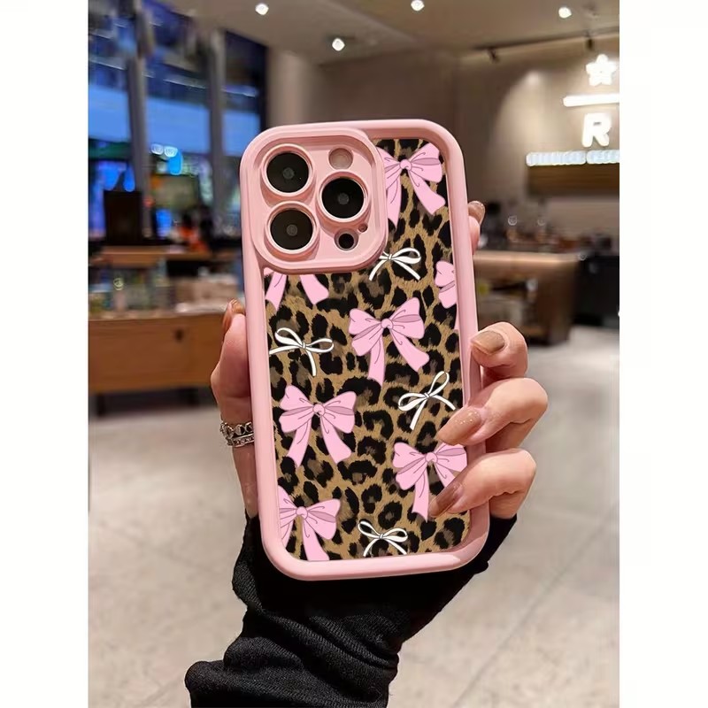 Phone Cases Xr Iphone - Leopardenmuster Schleife Handyhülle für iPhone 18