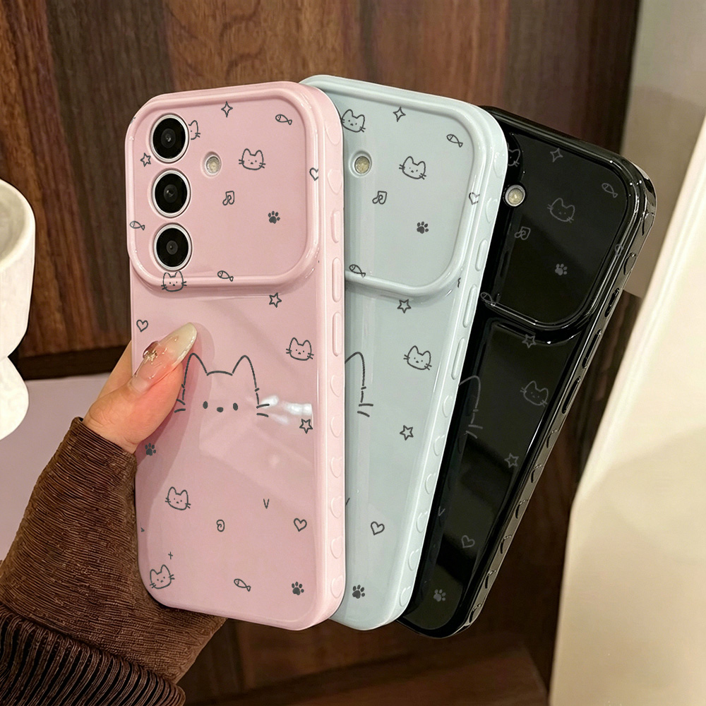 Phone Cases Galaxy A16 5G - Niedliche Katzen-Handyhülle für Samsung A56 5G