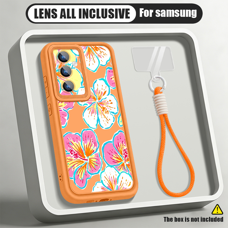 Blumenmuster Lanyard Handyhüll – Phone Cases Galaxy A16 5G Bewertung und Preis
